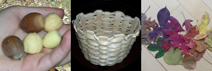 Nature-Culture Connection, food, art, tools, basket, ABC Garden, Michigan, nature blog